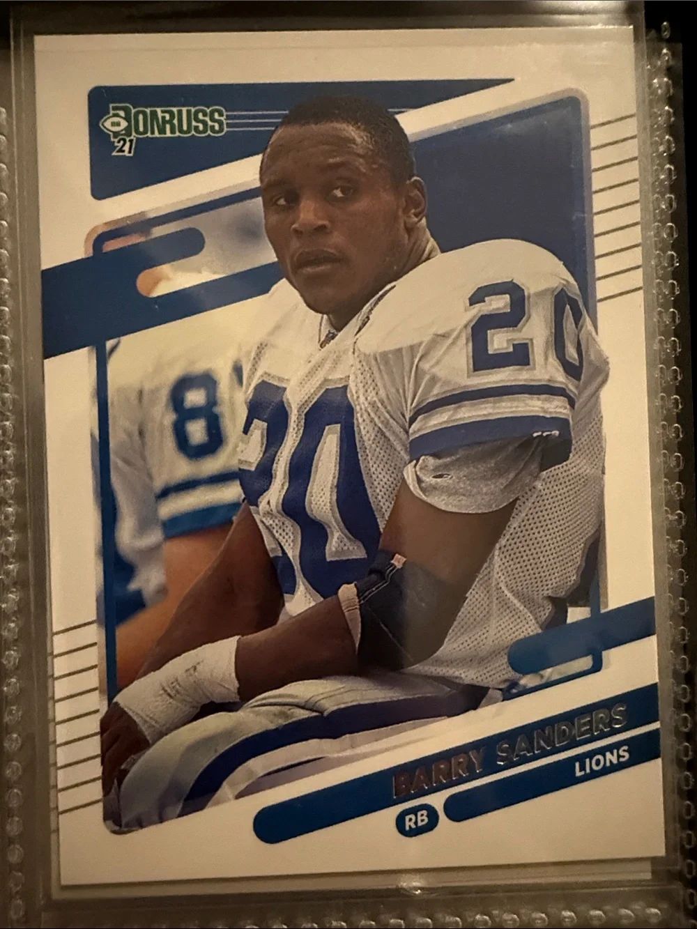 Barry sanders Donruss variation case hit